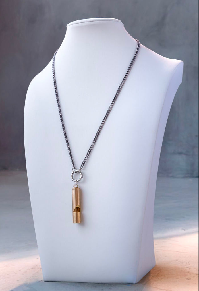 Irresistible charm necklace with the funky whistle 💫