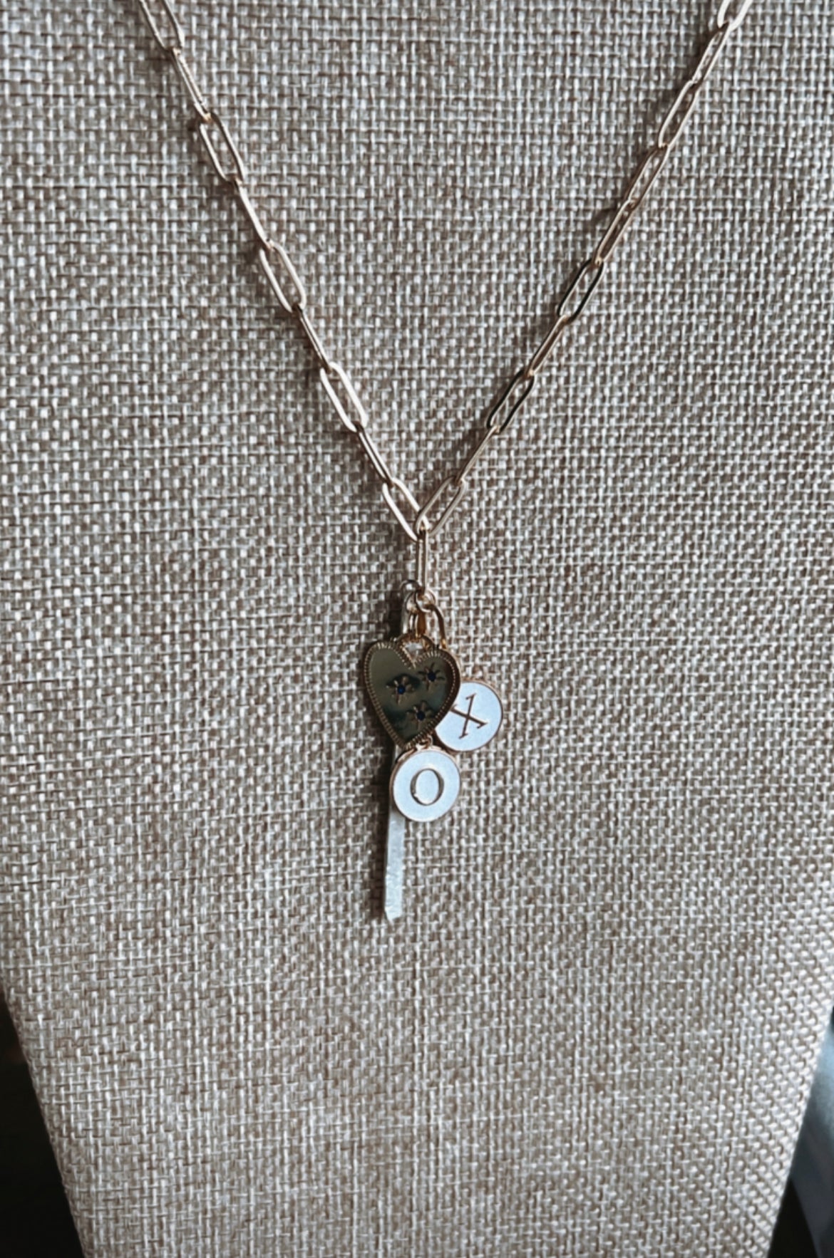 BB Charm Necklace X&Os