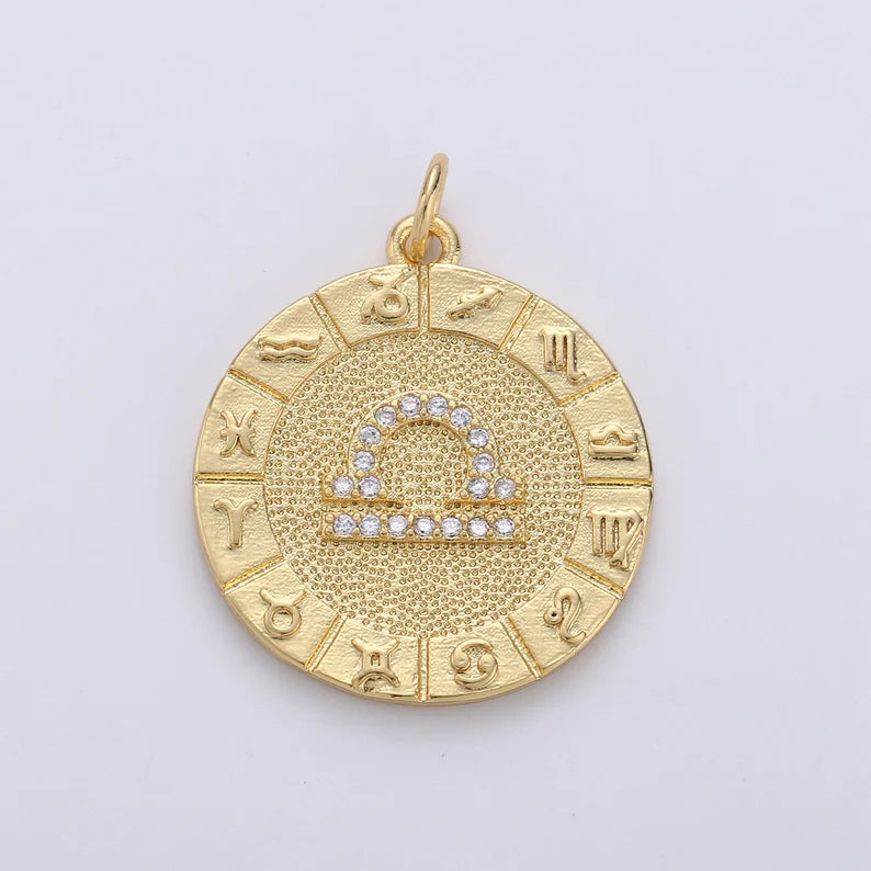 BB Charm Zodiac Evil Eye Necklace