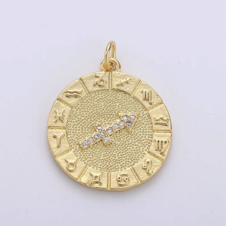 BB Charm Zodiac Evil Eye Necklace