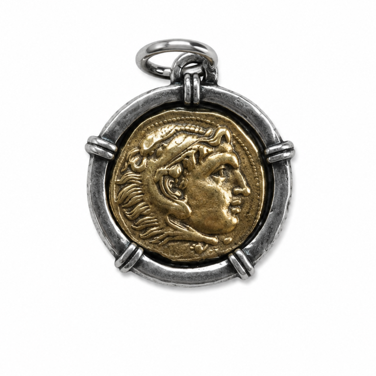 GOLDEN INTAGLIO WARRIOR CHARM