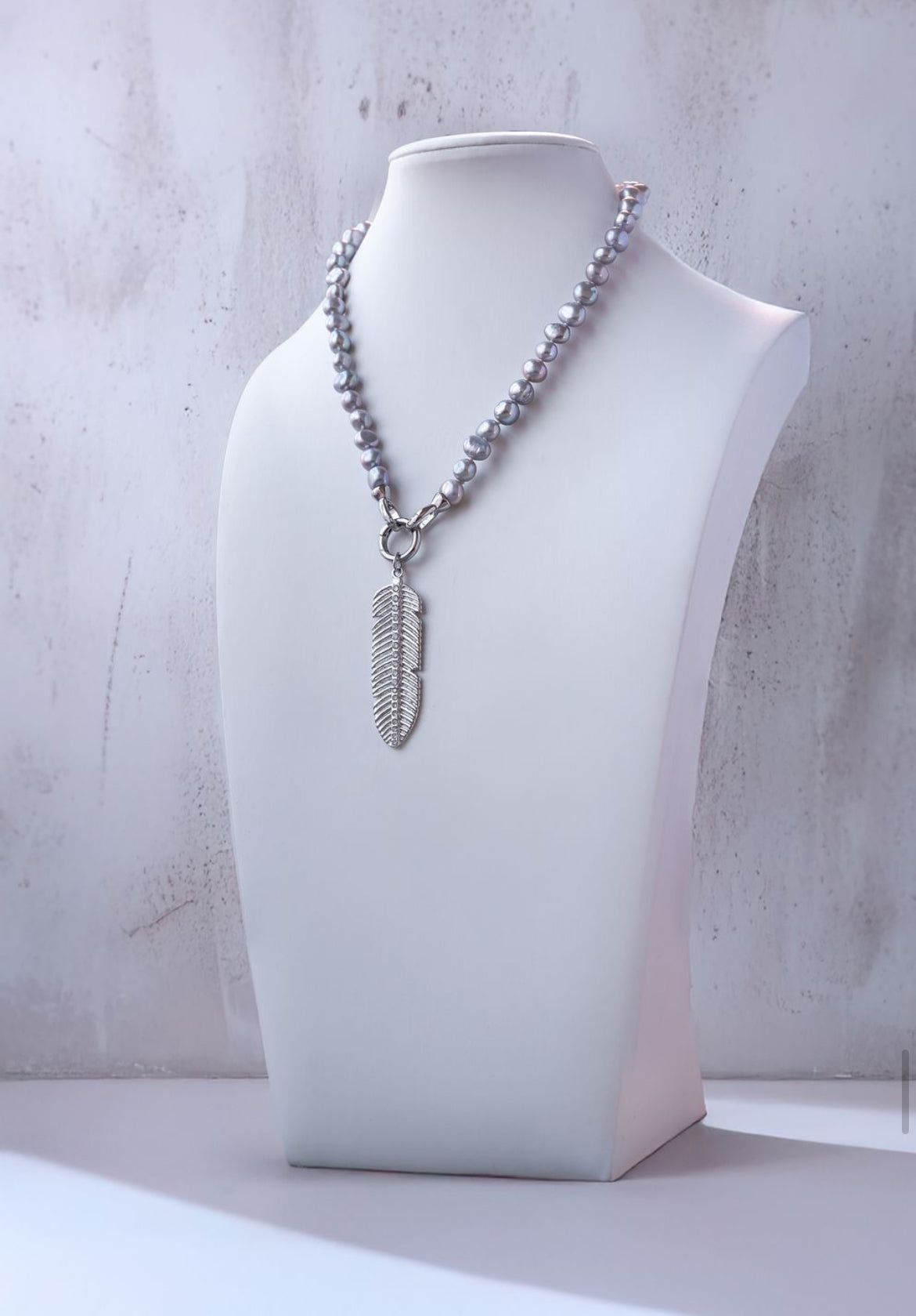 Pearl Grace Charm Necklace