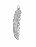 SILVER FEATHER 2.0 CHARM