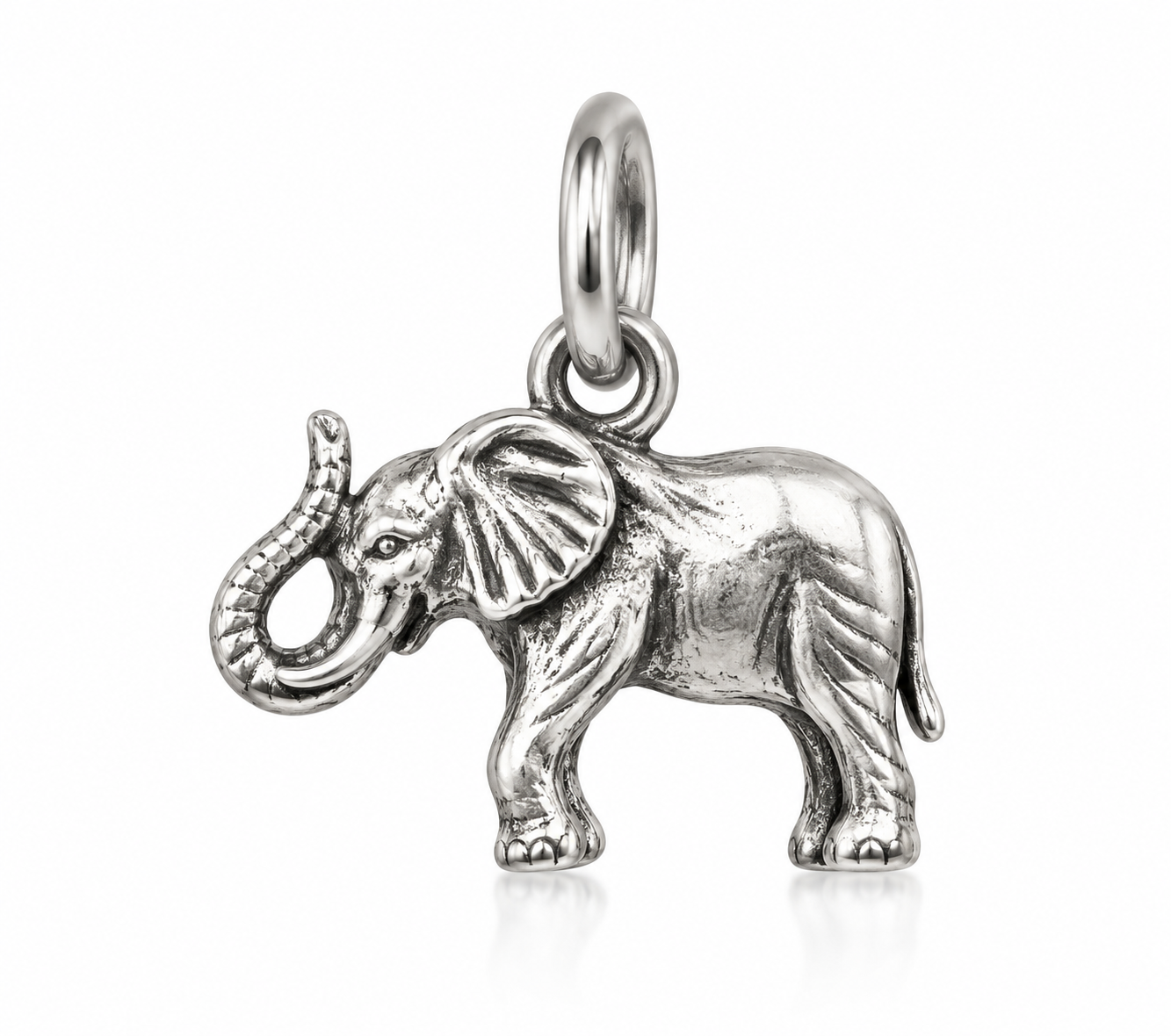 Elephant Pendant - both in gold & silver