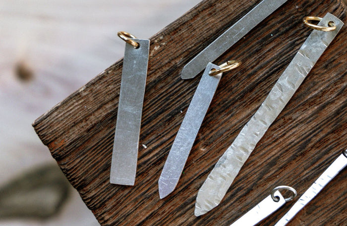 Custom sterling silver daggers