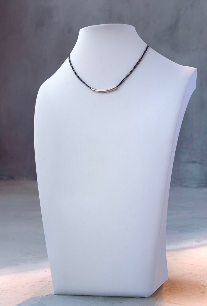 Elegantly Stated Silver Choker