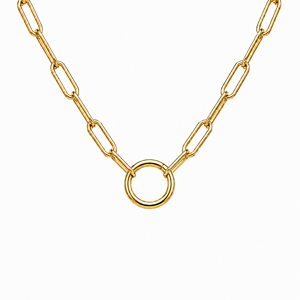 GOLD PAPERCLIP CHAIN