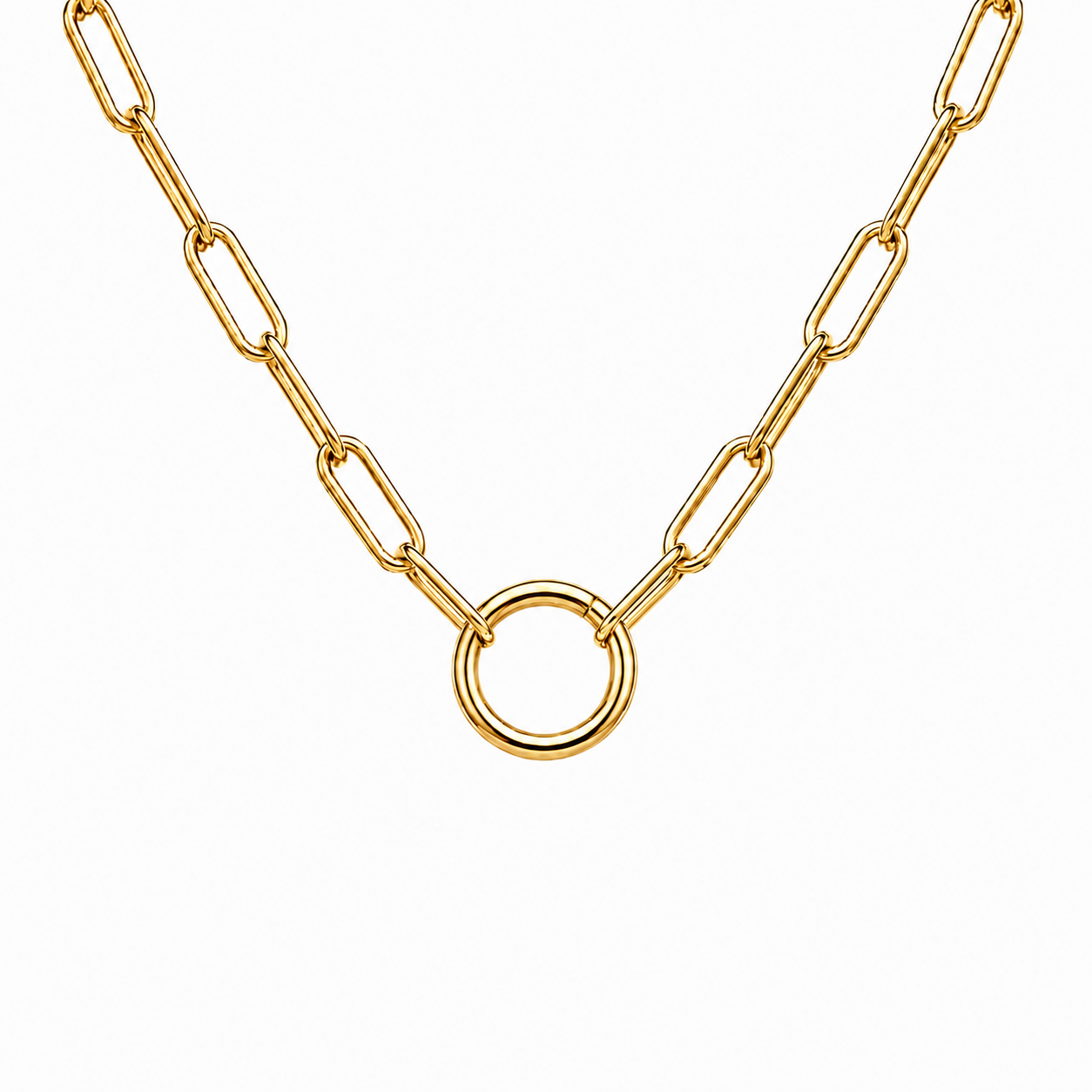 GOLD PAPERCLIP CHAIN