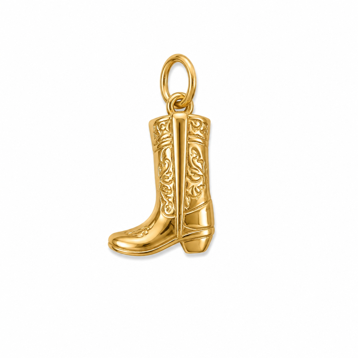 GOLD RODEO BOOTS CHARM