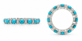 Turquoise Spray Stacker