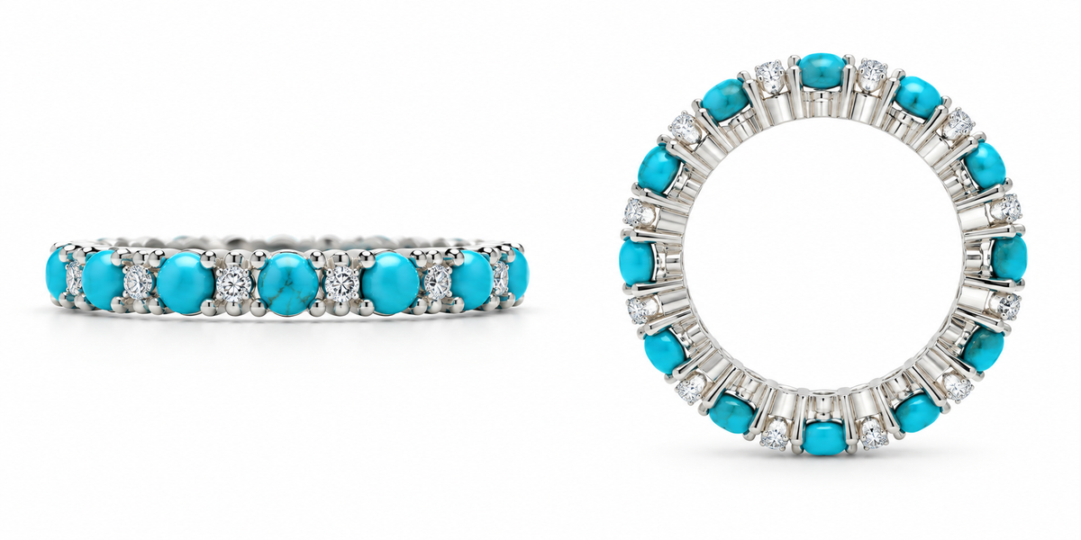 Turquoise Spray Stacker
