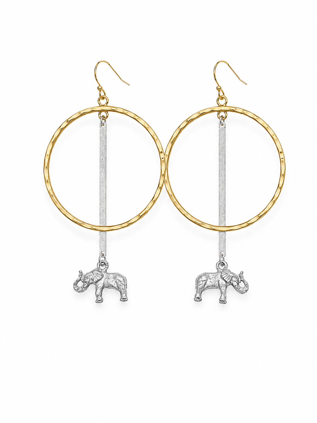 Elephant Charm Earrings