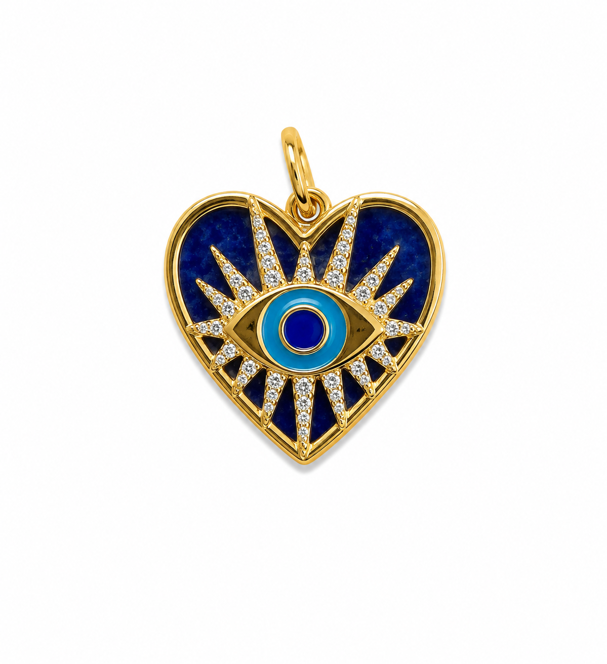 LAPIS EVIL EYE CHARM