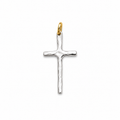 SILVER CROSSROADS CHARM