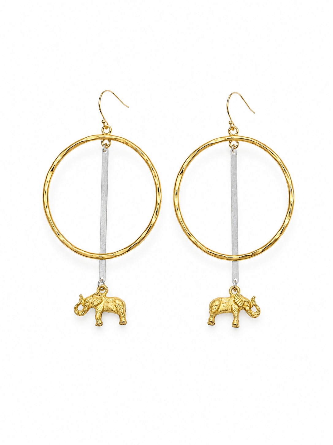 Elephant Charm Earrings