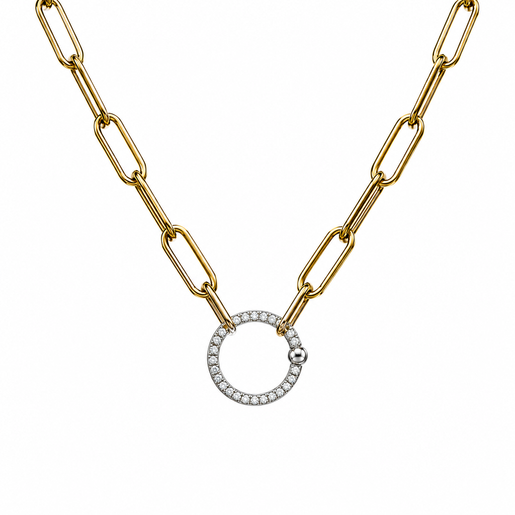 GOLD PAPERCLIP CHAIN