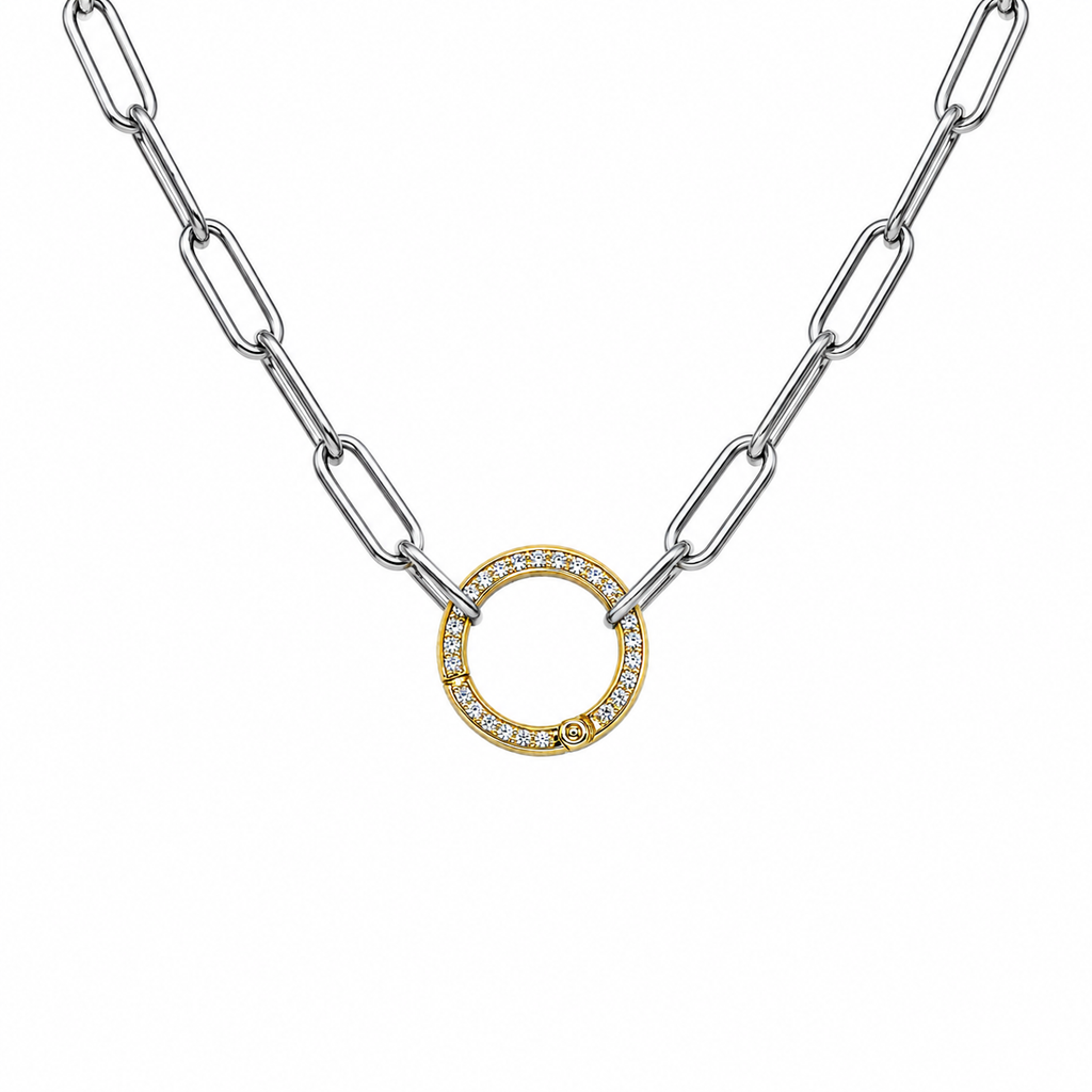 SILVER PAPERCLIP CHAIN