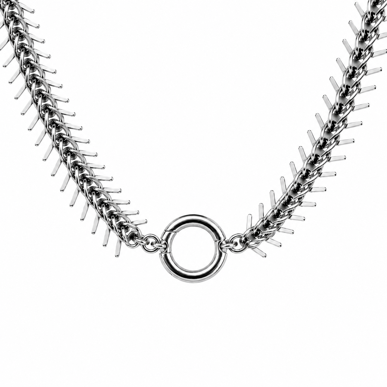 SILVER FISHBONE CHAIN
