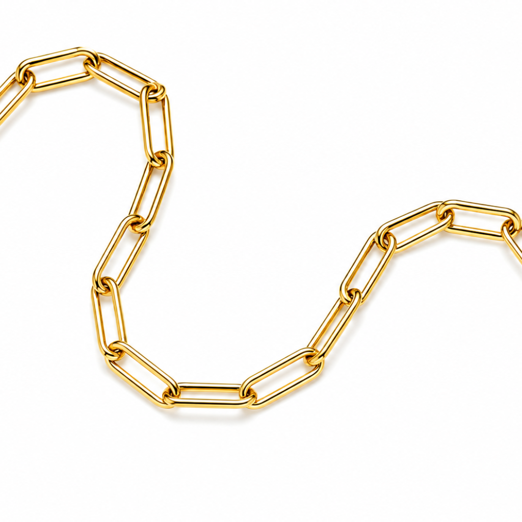 GOLD PAPERCLIP CHAIN