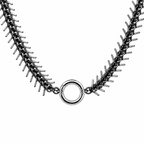 GUNMETAL FISHBONE CHAIN