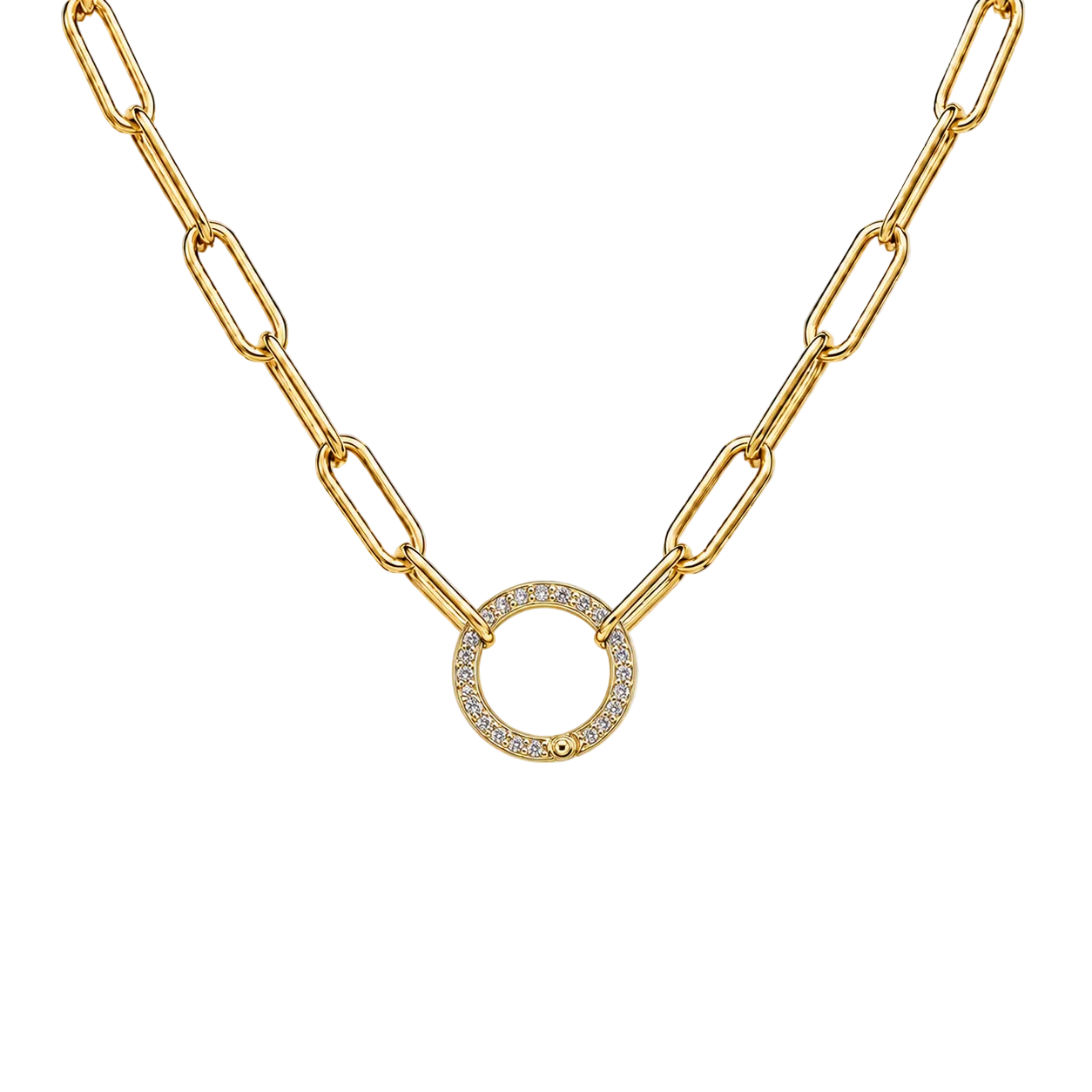 GOLD PAPERCLIP CHAIN