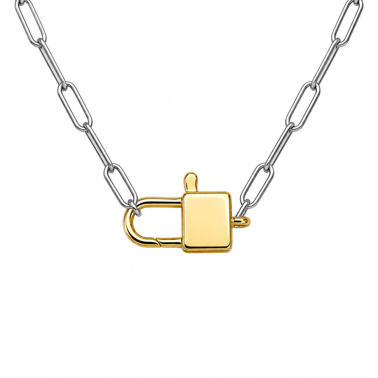 SILVER PAPERCLIP CHAIN