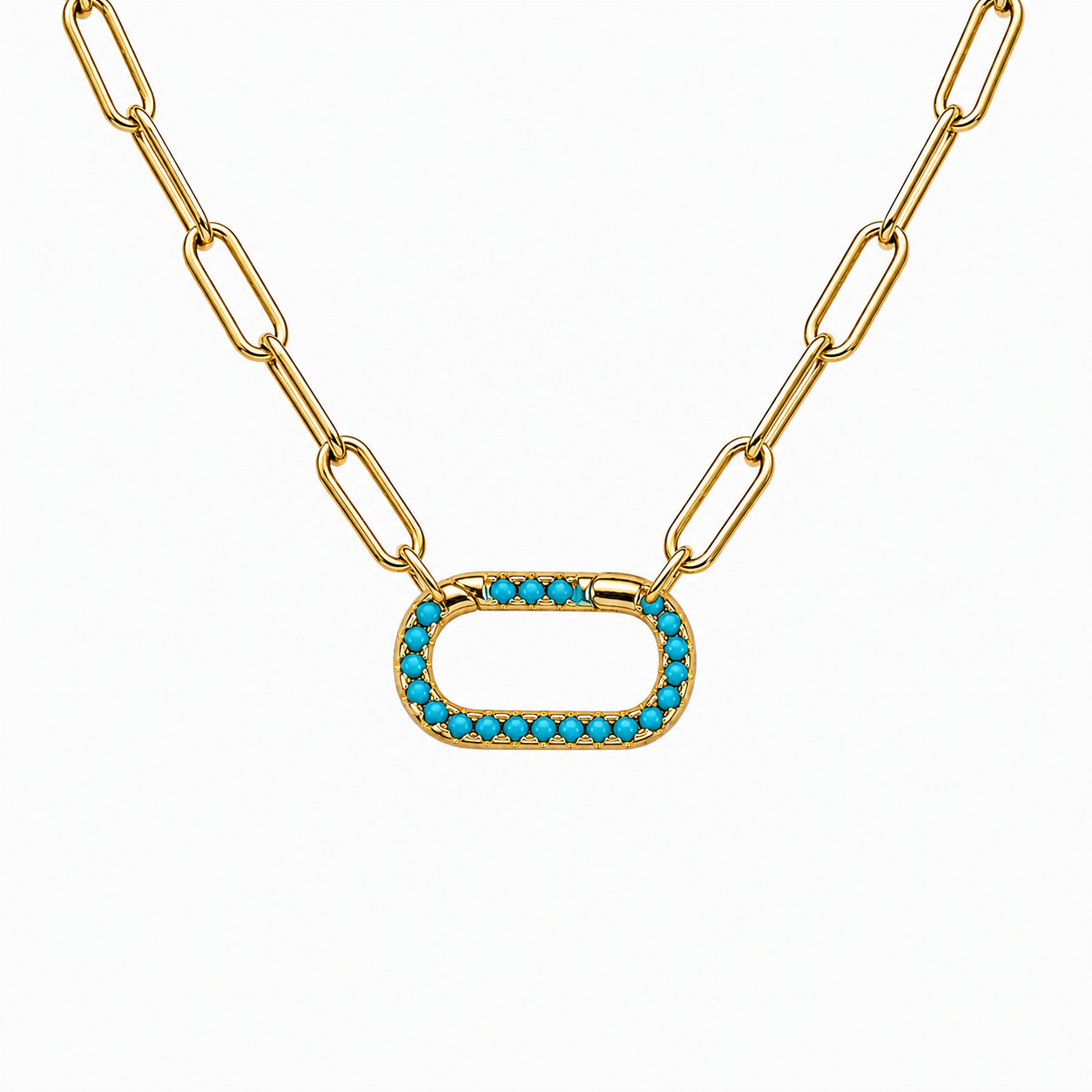 GOLD PAPERCLIP CHAIN