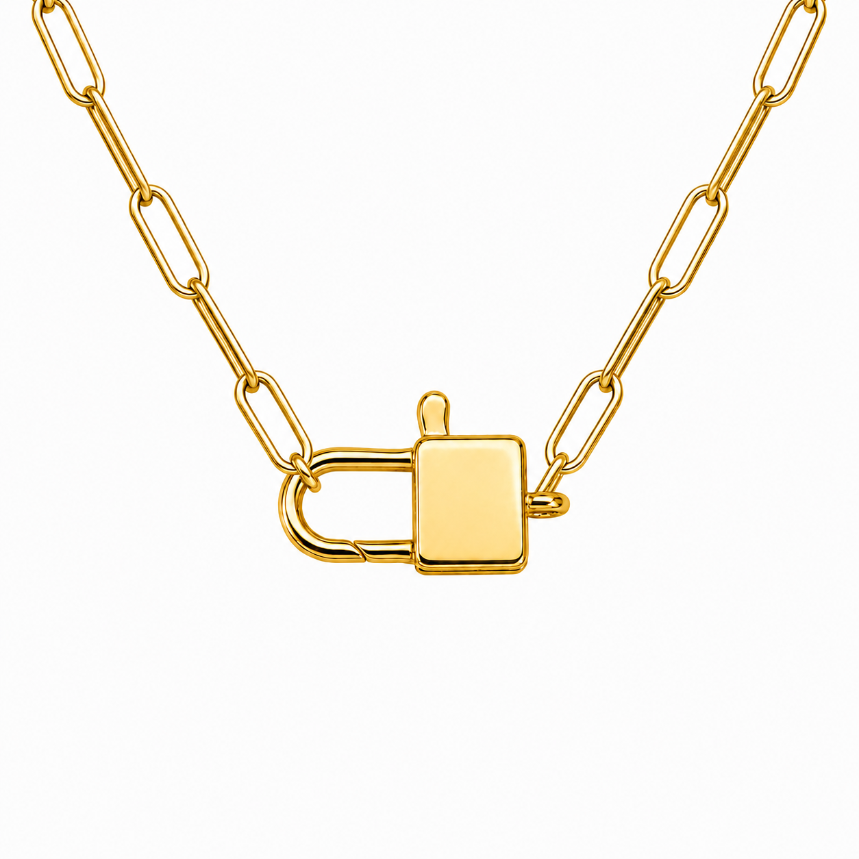 GOLD PAPERCLIP CHAIN