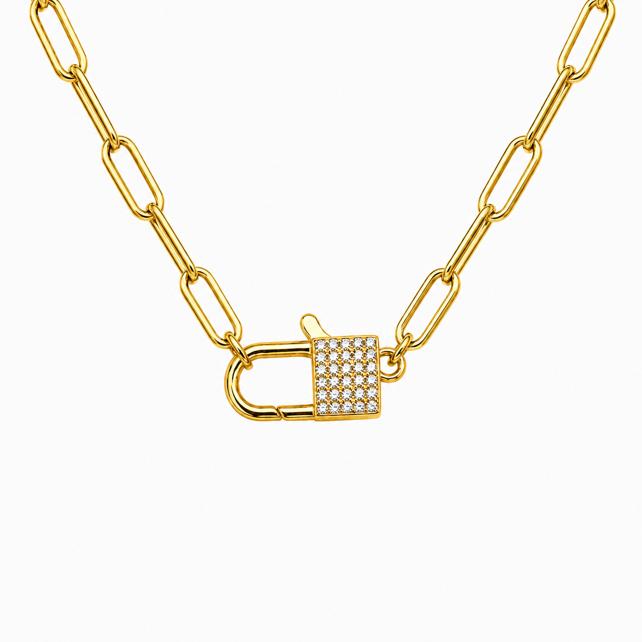 GOLD PAPERCLIP CHAIN