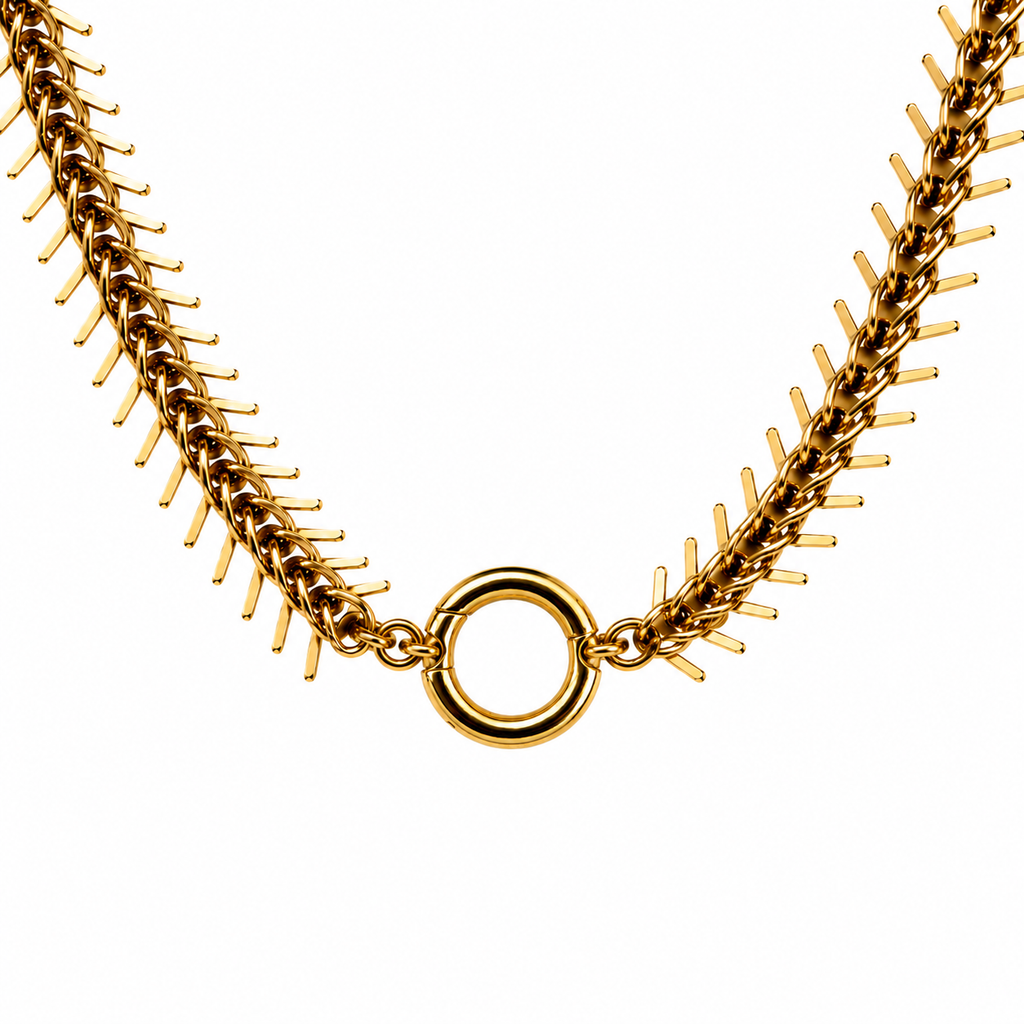 GOLD FISHBONE CHAIN