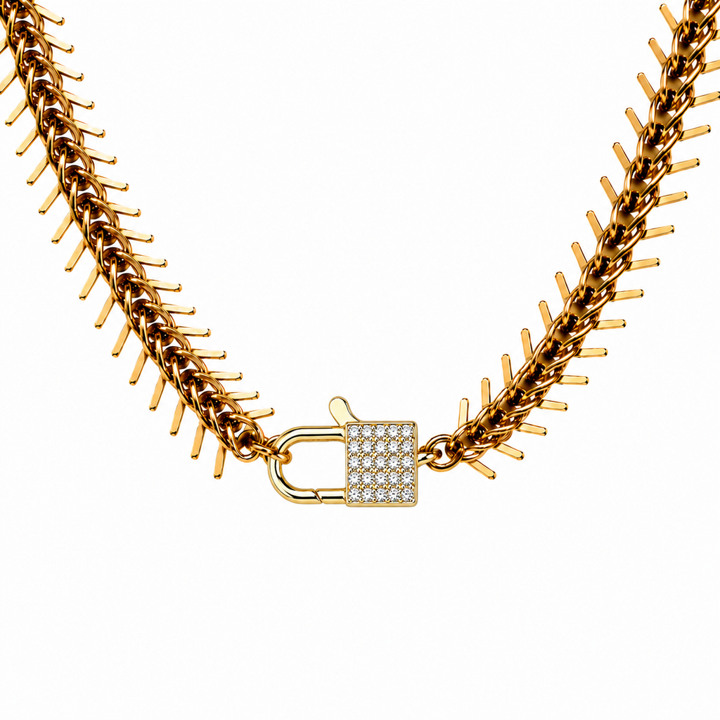 GOLD FISHBONE CHAIN