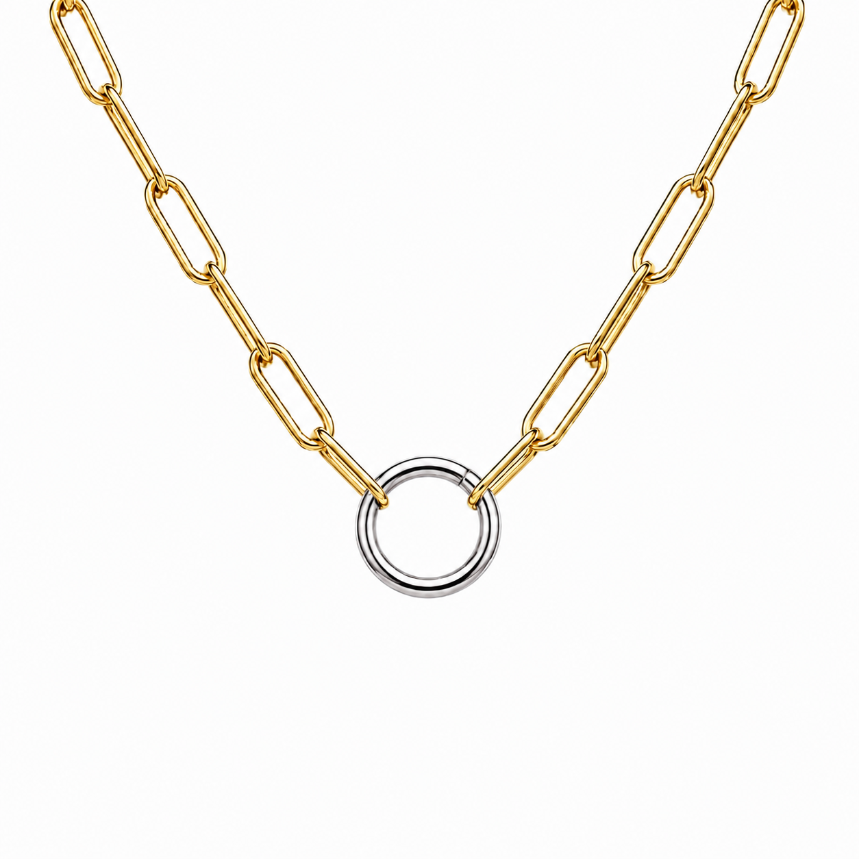 GOLD PAPERCLIP CHAIN
