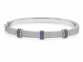 Blue Sapphire & Diamonds