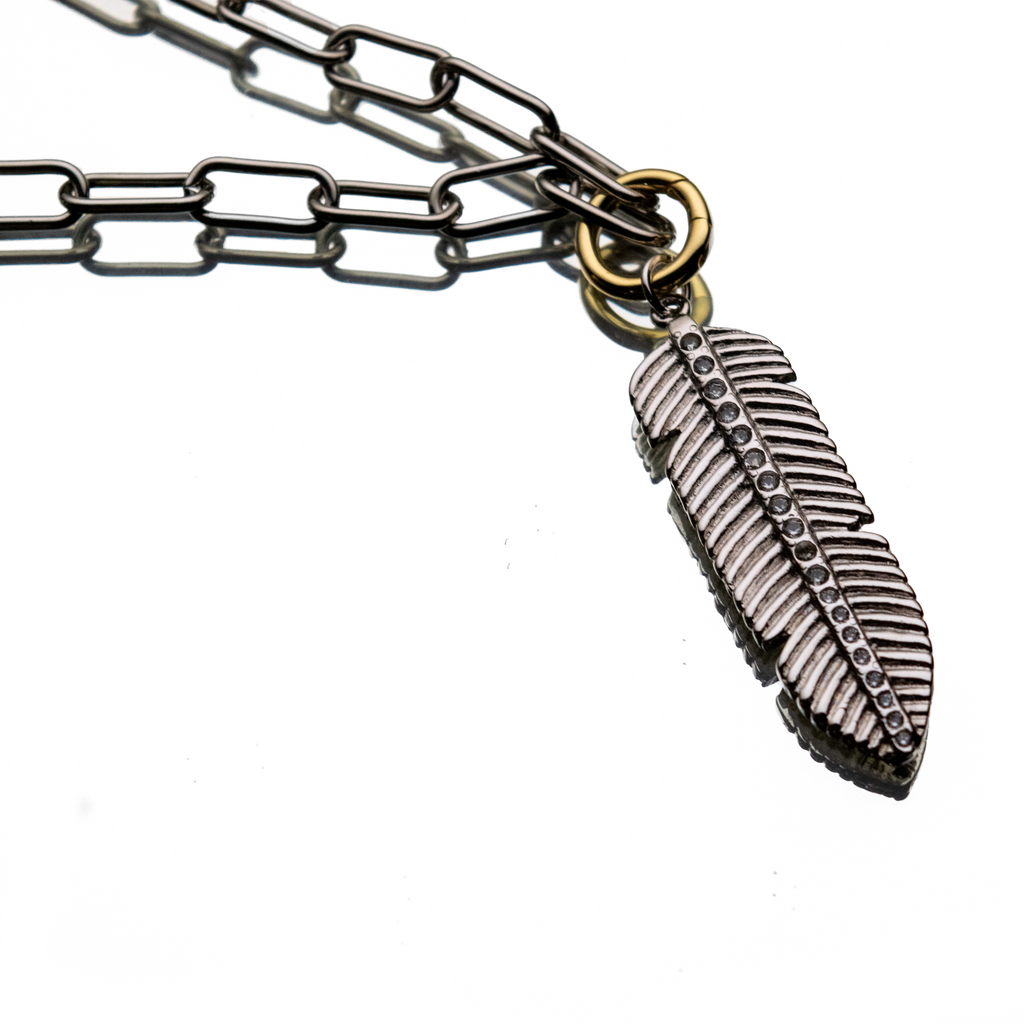 FAVOR & FEATHER NECKLACE