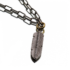 FAVOR & FEATHER NECKLACE
