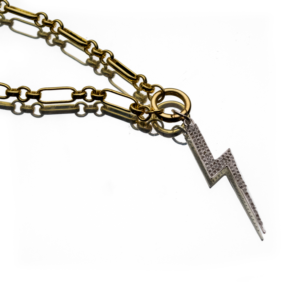 LUCKY STRIKE | Statement Necklace in Mixed Metal