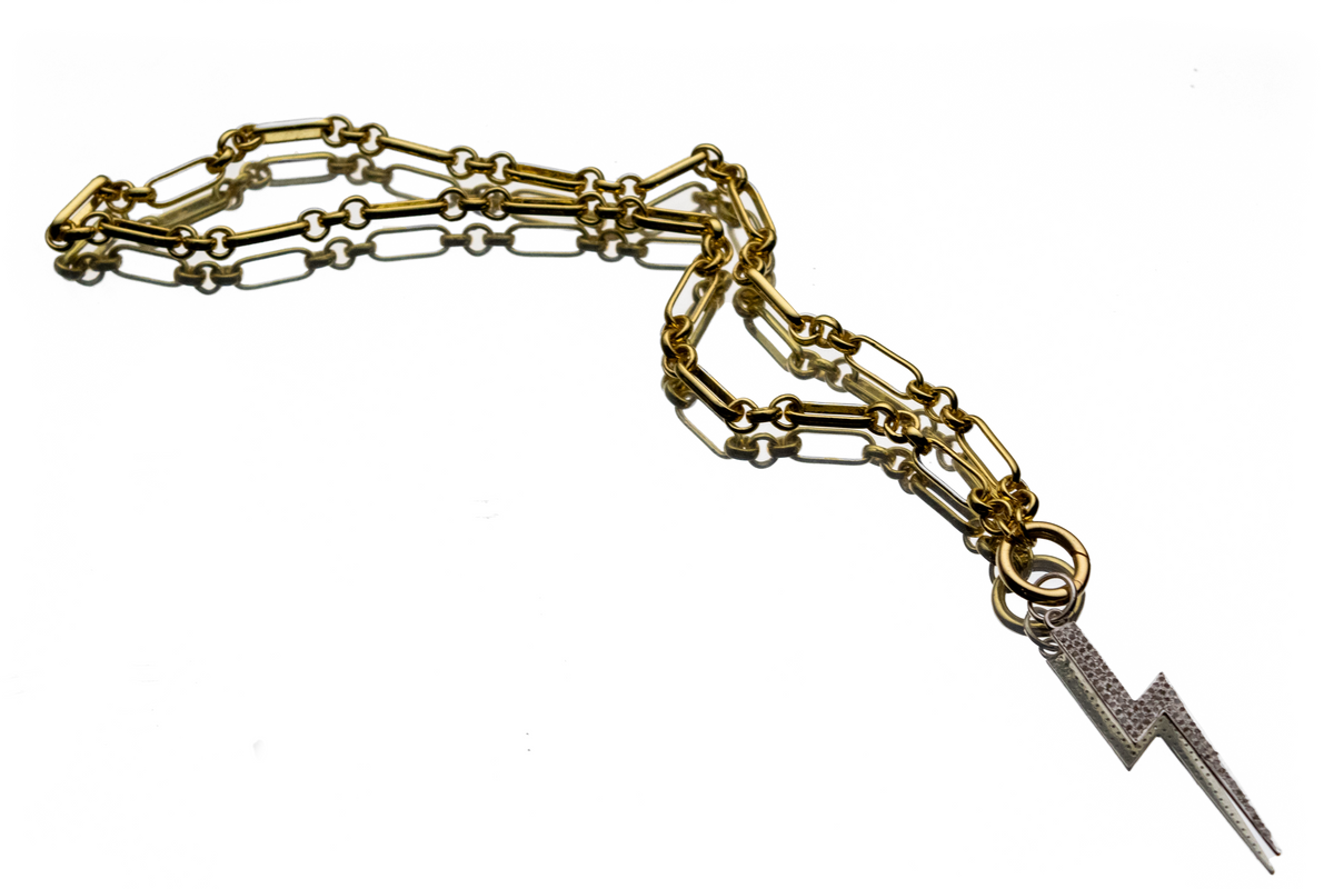 LUCKY STRIKE | Statement Necklace in Mixed Metal