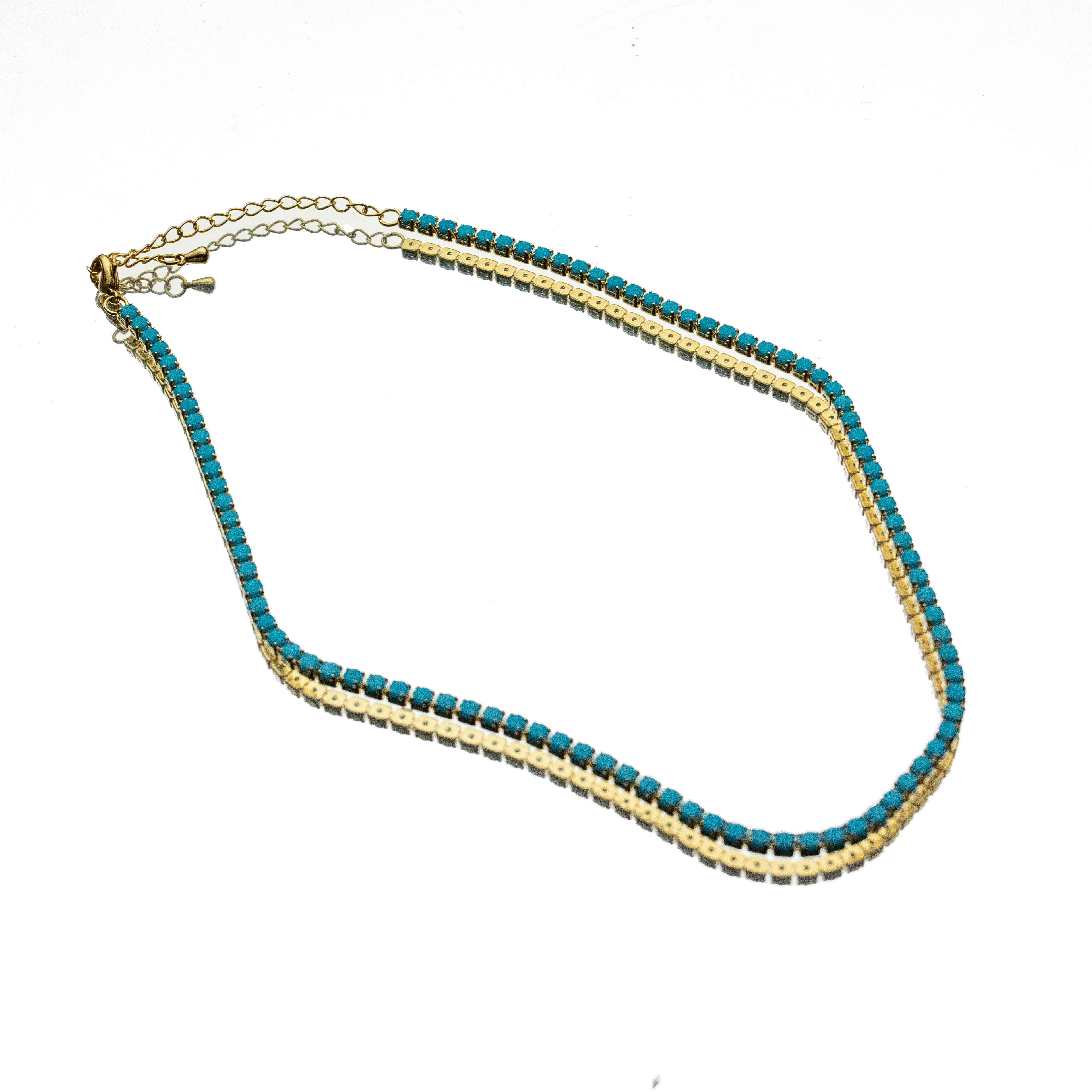 ROUND TOP CONVERTIBLE TENNIS NECKLACE + BRACELET