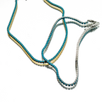 ROUND TOP CONVERTIBLE TENNIS NECKLACE + BRACELET