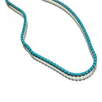 ROUND TOP CONVERTIBLE TENNIS NECKLACE + BRACELET