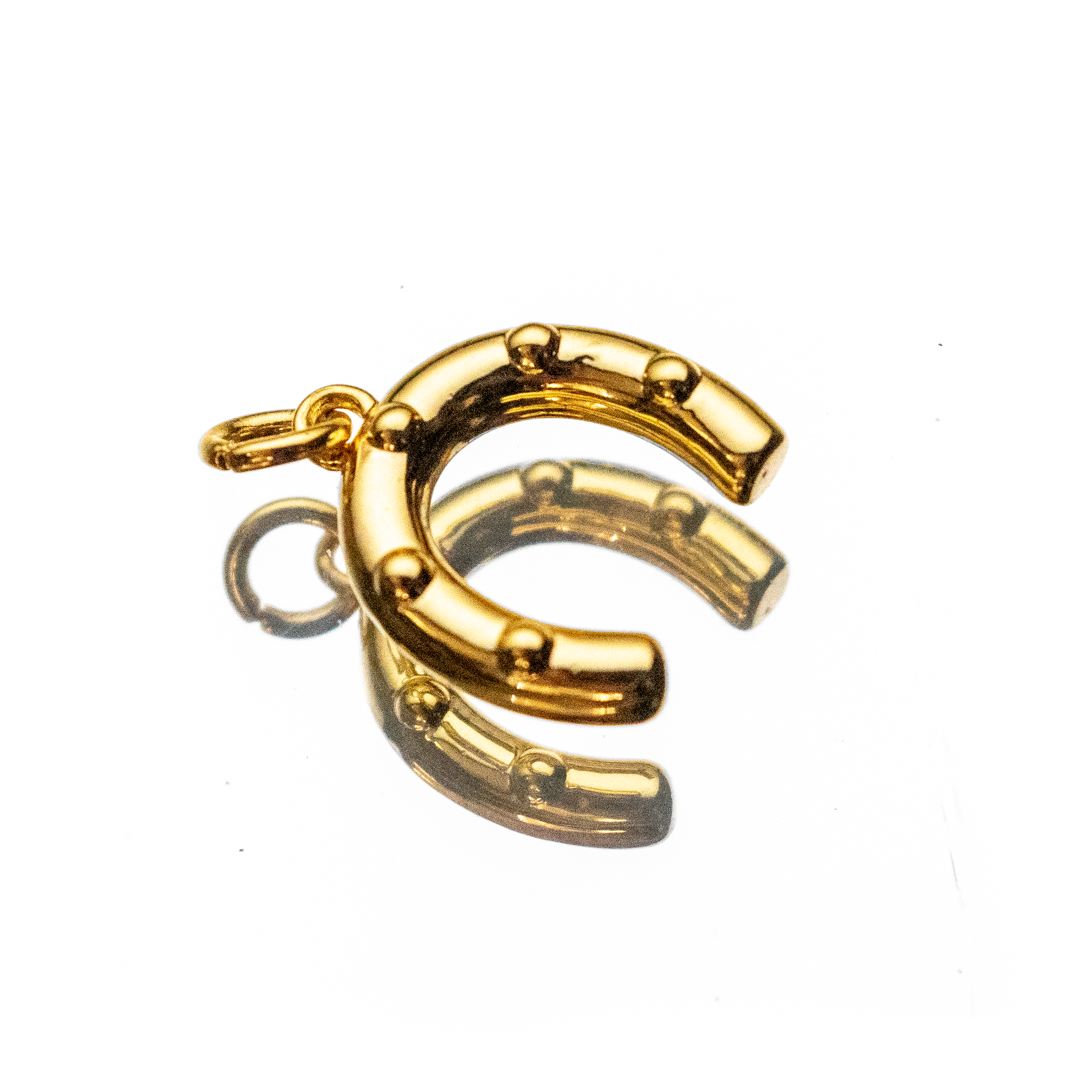 DOUBLE DOWN HORSESHOE CHARM