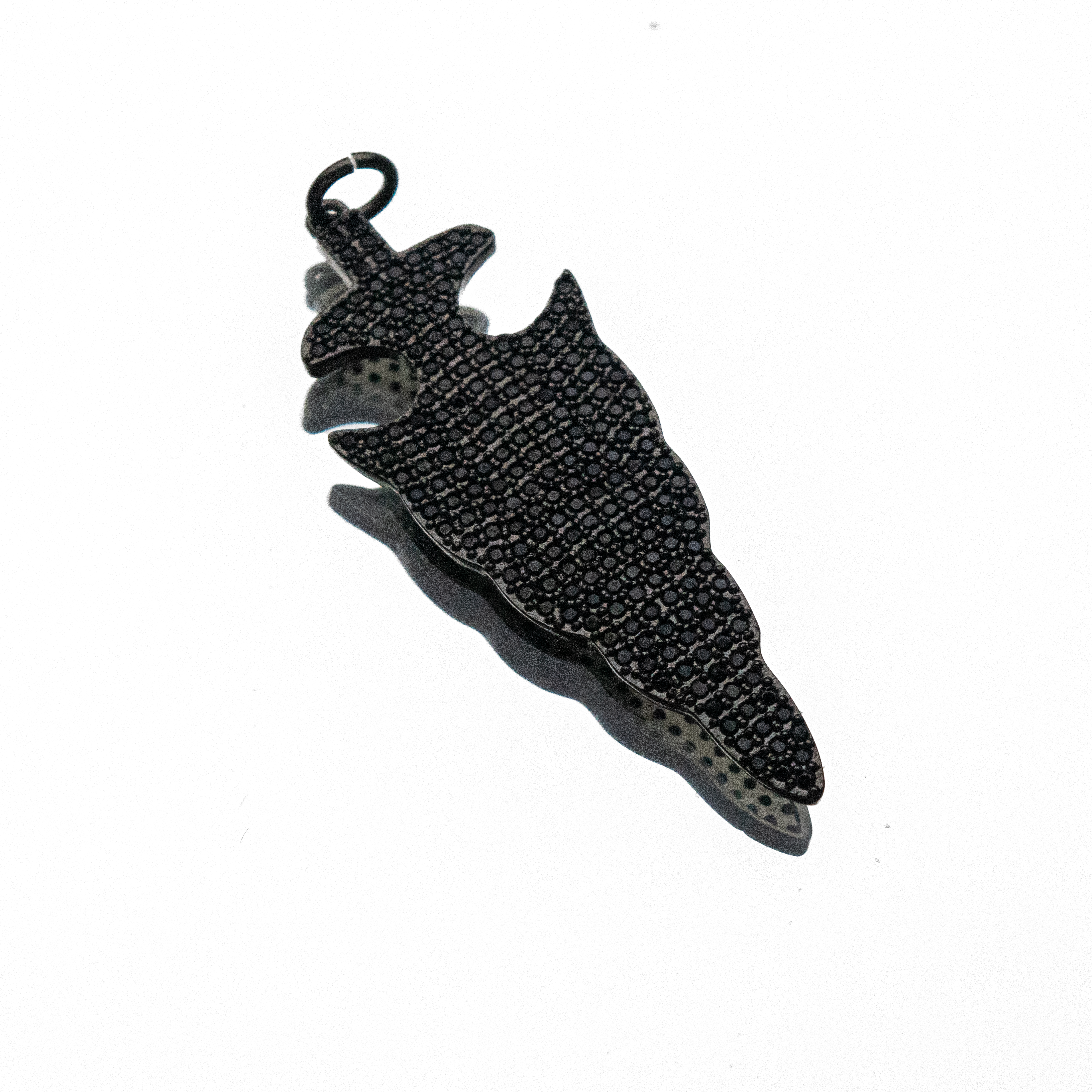 DARK DESERT LONGHORN CHARM