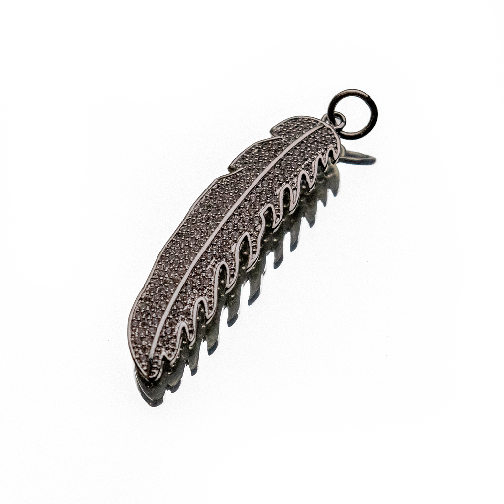 MIDNIGHT PLUME CHARM