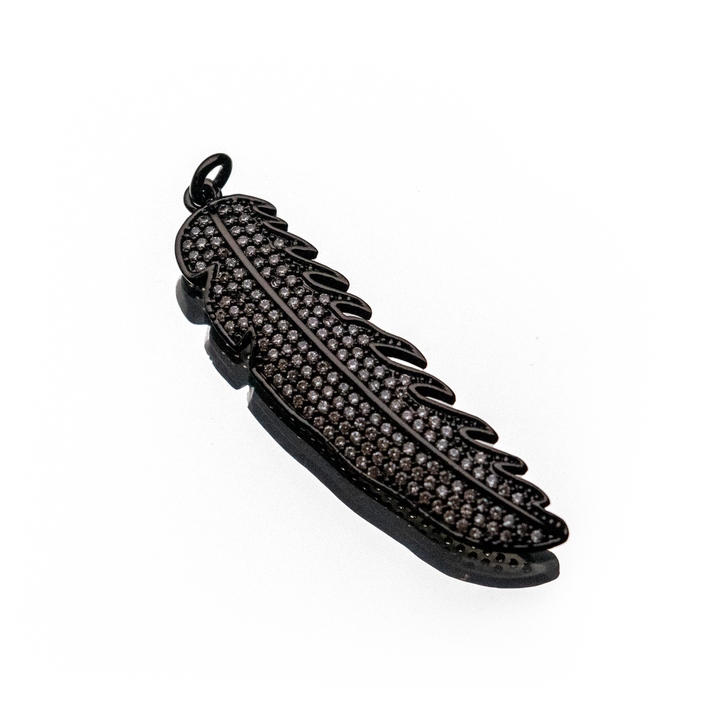 MIDNIGHT PLUME CHARM