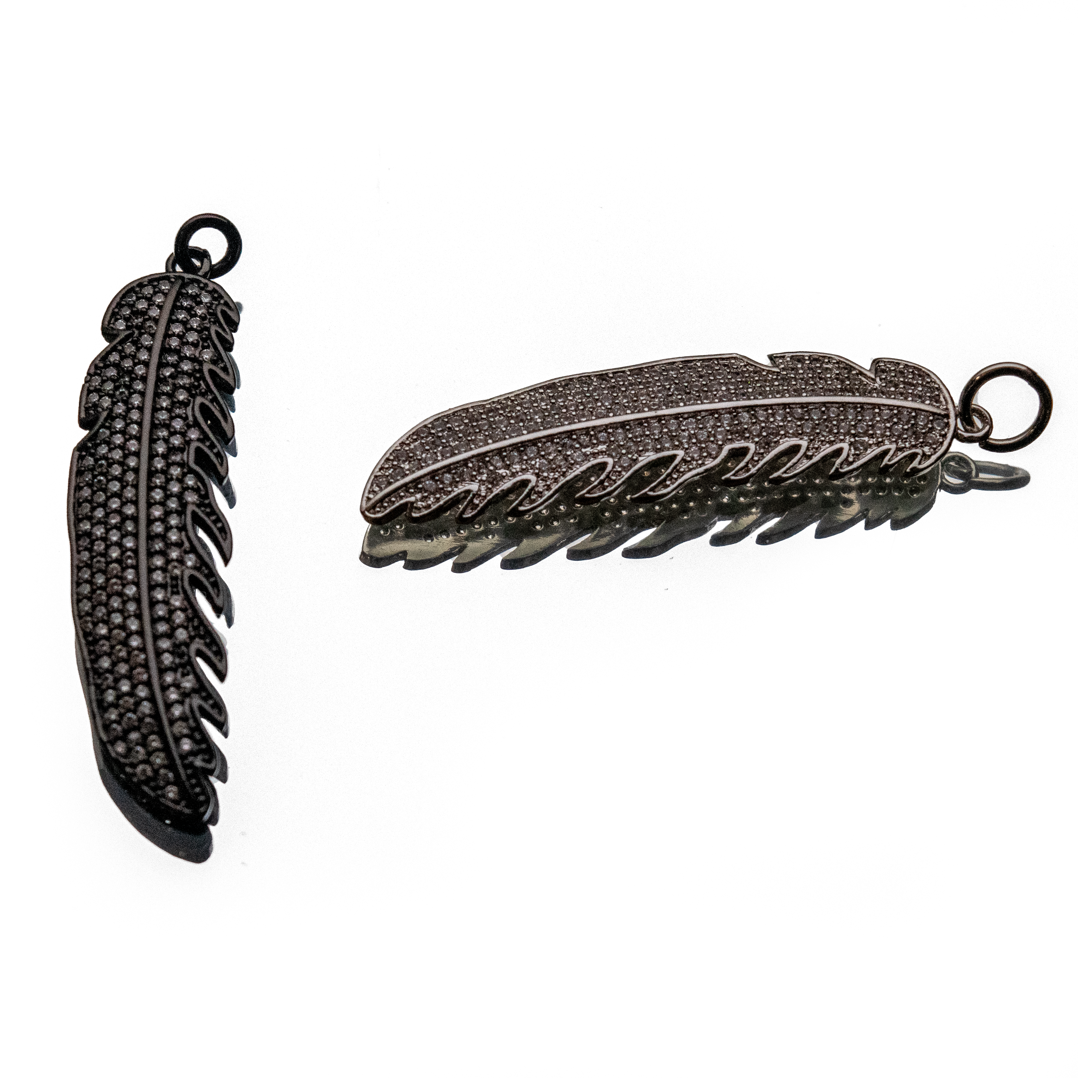 MIDNIGHT PLUME CHARM