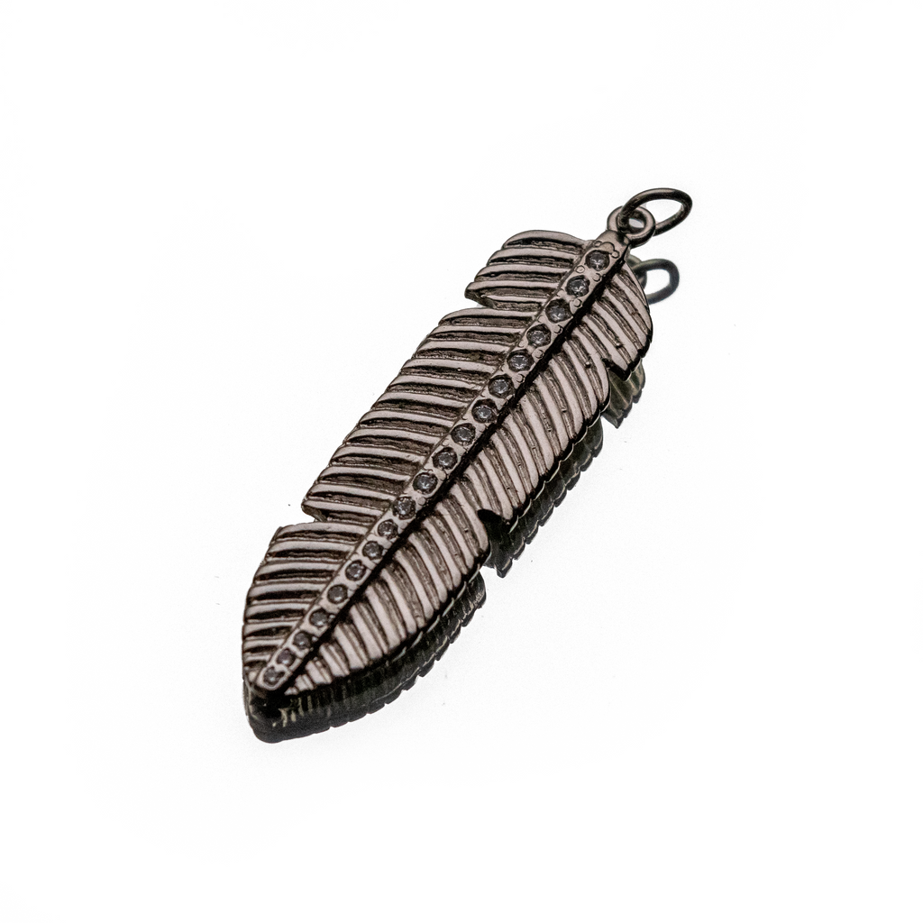 GILDED PLUME CHARM