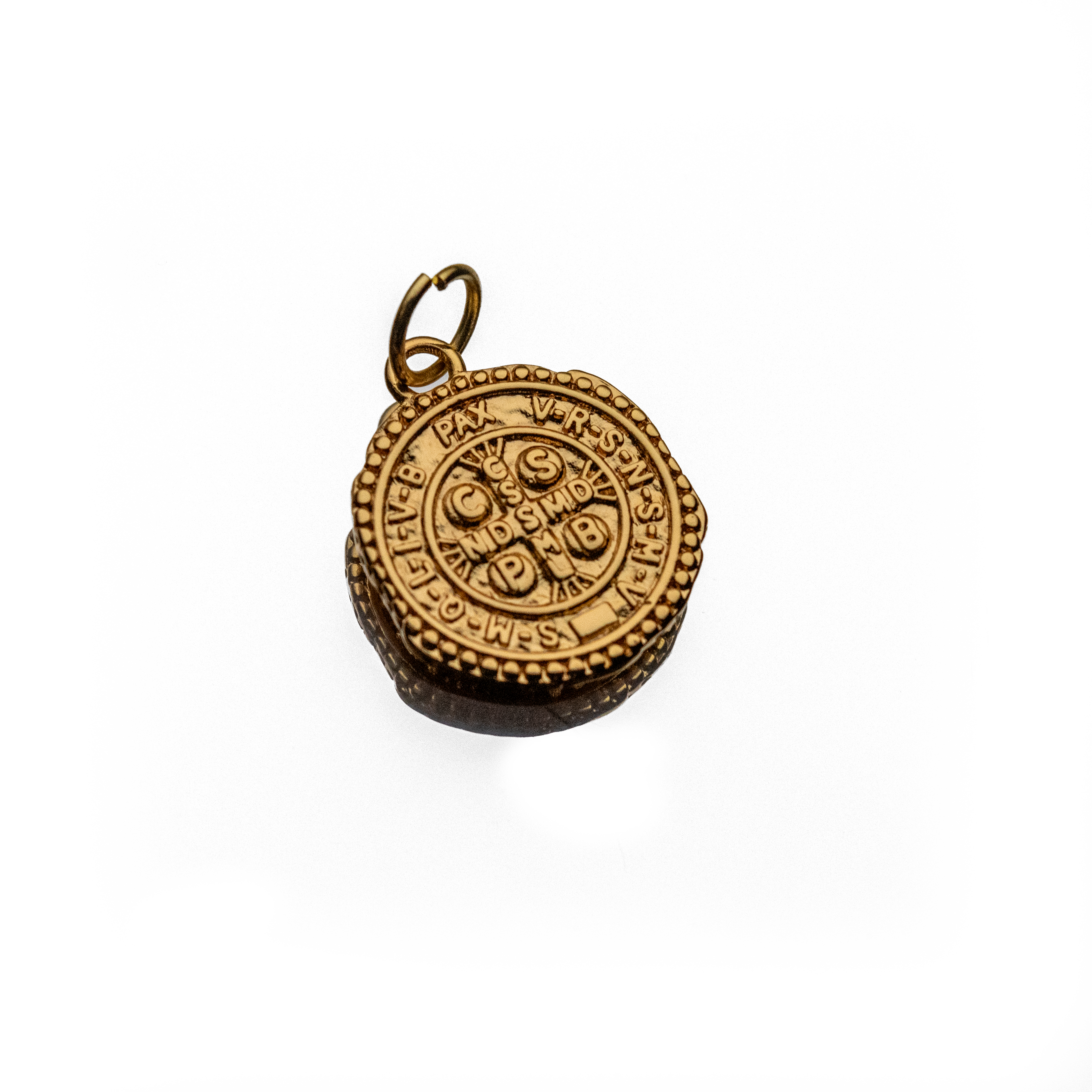 SAINT BENEDICT GOLD MEDAL CHARM