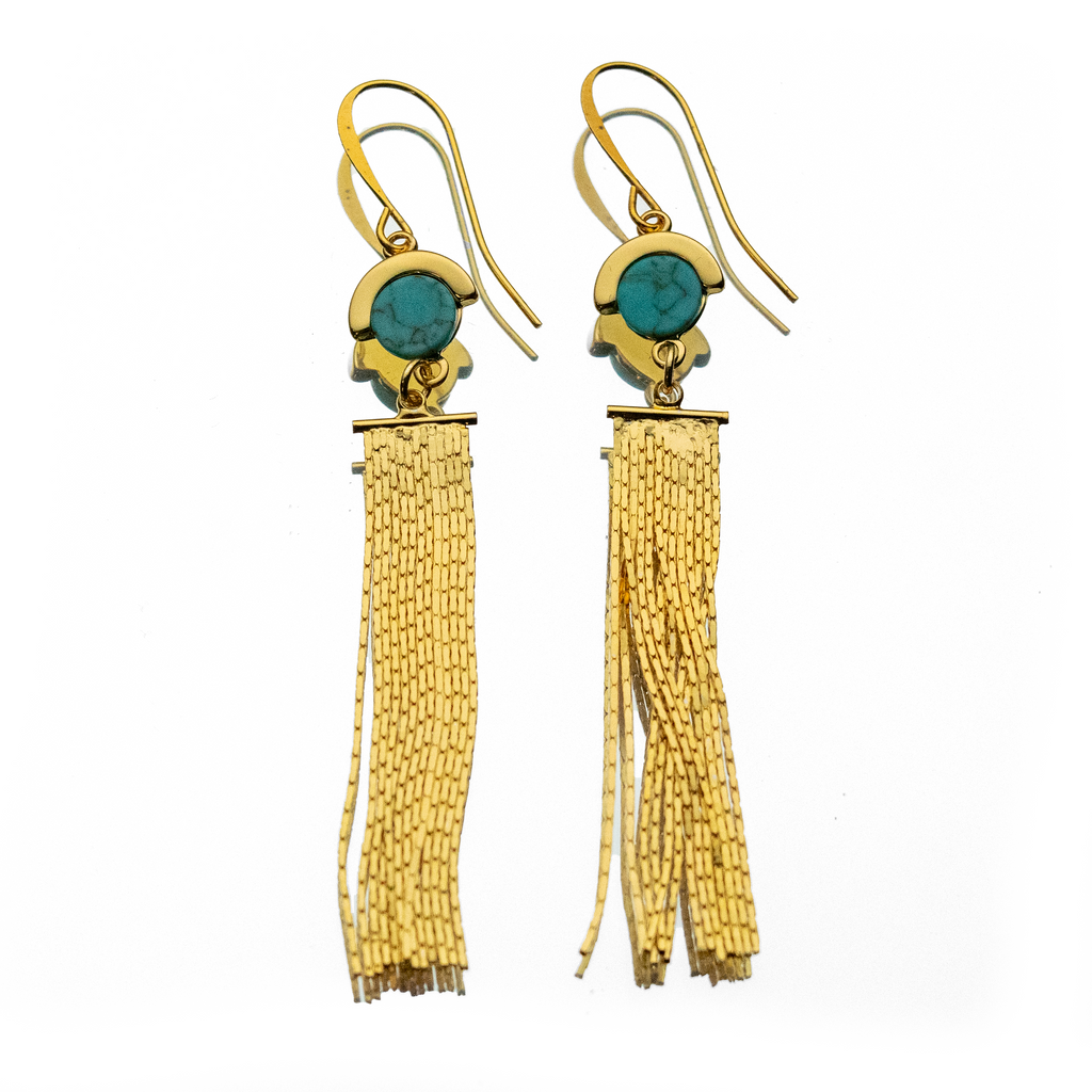 GOLDEN HOUR FRINGE EARRINGS