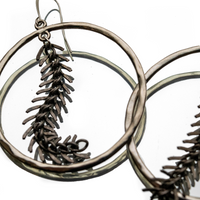 Signature Hoop with Chainmail Detail
