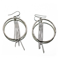 Signature Hoop with Classic Chain